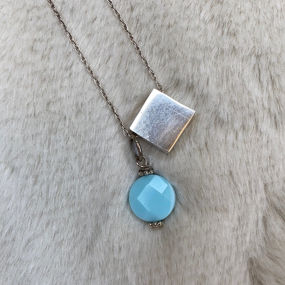 Delicate Silver Charm Necklace with J Initial - Picture 4 of 5